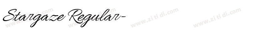 Stargaze Regular字体转换 Stargaze Regular字体转换